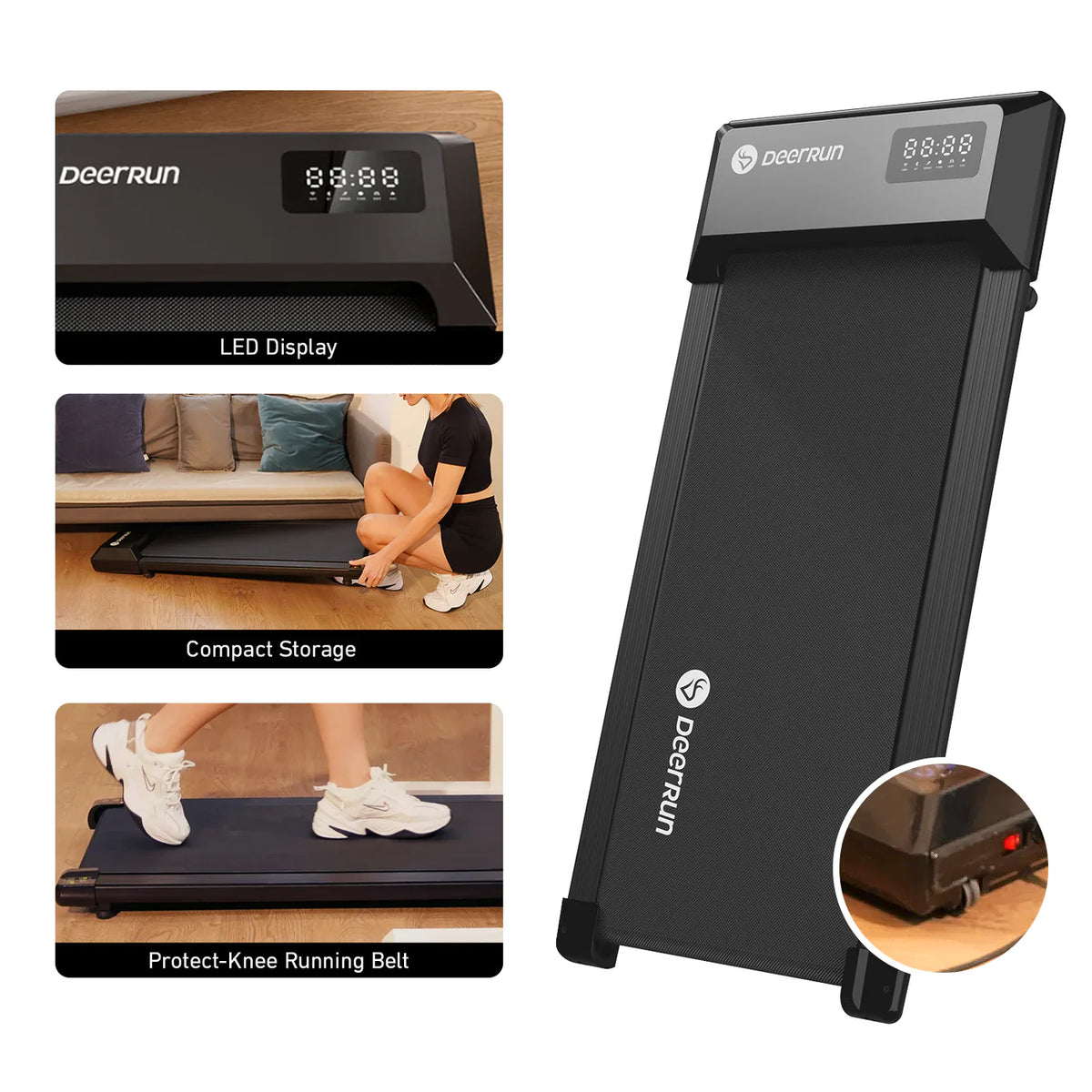 Urban Plus Smart Walking pad Treadmill with Remote Control
